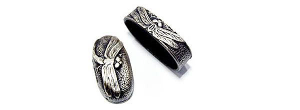 foto Fuchi and Kashira Set Tonbo